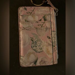 Floral Small Wallet, nice for credit cards, I.D.,etc